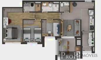 Imagem: Apartamento 3 dormitórios sendo 1 suíte