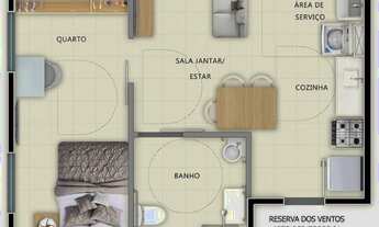 Imagem 7: 2/4 c/ elevador. Reserva dos Ventos. 100% vendido
