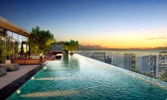 Imagem 4: Apartamento tipo Studio com área privativa de 31,93 m² e 1 garagem rotativa Vitória Salvad