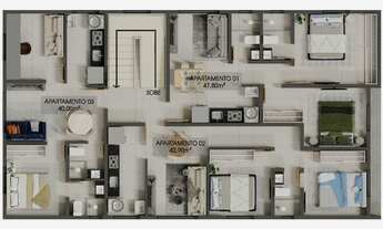 Imagem 5: Apartamento para venda com 40m2 com 2Qts sendo 01 suíte no Bessa - João Pessoa - PB