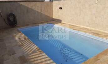 Imagem 2: Santos, Comprar, Casa / Sobreposta Alta no Embaré, 338m2, 3 Suítes, Piscina, Churrasqueira