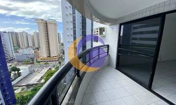 Imagem 3: Apartamento com 3 dormitórios para alugar, 99 m² por R$ 3.964,52/mês - Boa Viagem - Recife