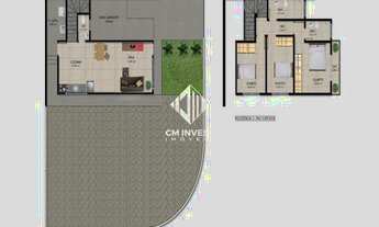 Imagem 3: Sobrado de 3 dormitórios com 1 suíte no Bairro Forquilhas em São José