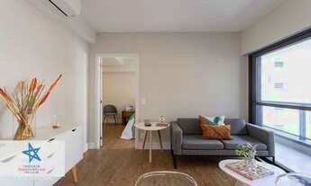 Imagem 3: Bonito apartamento 52 m2 a.u- varanda- 1 suíte + 1 lavago- 1 vaga. R Itacema- Itaim Bibi