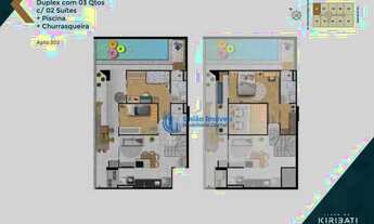 Imagem 4: Apartamento Garden com 3 dormitórios à venda, 114 m² por R$ 1.189.408,06 - Praia de Itapar