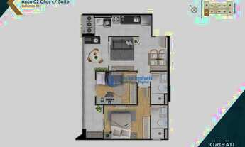 Imagem 2: Apartamento com 2 dormitórios à venda, 57 m² por R$ 573.240,06 - Praia de Itaparica - Vila