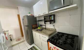 Imagem 4: Apartamento mobiliado, Torres Dumont, com churrasqueira a gás na varanda