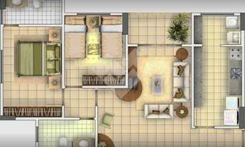 Imagem 2: Apto 71m² 2/4 no Res. Palazzo Di Cristallo, St. Jardim Goiás, Goiânia-GO