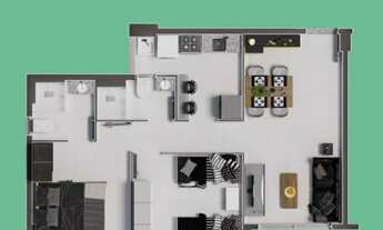 Imagem 3: Condominínio Green Life Parnamirim - Apto 2/4 com suíte de 51,10 m², 1 vaga por 253.141