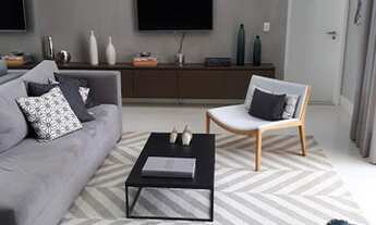 Imagem 2: 138m² Alto padrão, Pé direito duplo no living e terraço, 3 Suites, 5 Banheiros, 2 Vagas de