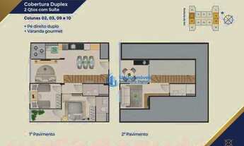 Imagem 2: Apartamento Duplex com 2 dormitórios à venda, 78 m² por R$ 1.162.059,54 - Itaparica - Vila