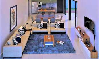 Imagem 2: Casa em construção à venda, com 03 suítes, espaço gourmet e piscina, com previsão de entre