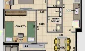 Imagem 3: Apartamento para venda tem 56 metros quadrados com 2 quartos em Torreão - Recife - PE