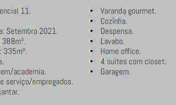 Imagem 6: Casa com 4 dormitórios à venda, 335 m² por R$ 3.100.000,00 - Residencial Onze (Alphaville