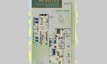 Imagem 7: Cobertura duplex de 4 quartos no Jardim Glória