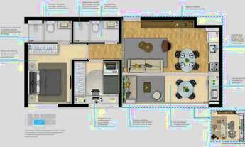 Imagem 6: Apartamento 2 Dorms com Varanda Gourmet e 2 Vagas