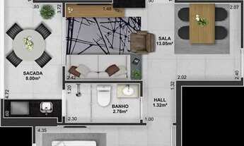 Imagem 5: APARTAMENTO COM 78.66 m² - BOQUEIRAO - PRAIA GRANDE SP