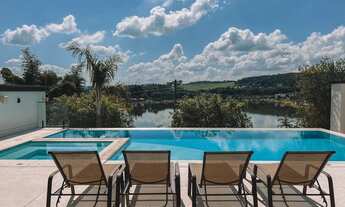 Imagem 4: Casa de condomínio 4 suítes com vista para o Lago, piscina com borda infinita