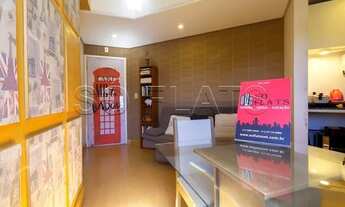 Imagem 2: Flat disponível para locação no Stella Vega contendo 35m², 1 dormitório e 1 vaga de garage