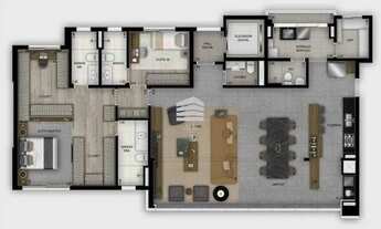 Imagem 6: Apartamento 3 dormitórios e 3 vagas Vila Nova Conc