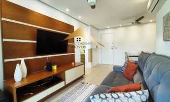 Imagem 7: Front Lake Rio2, 82m2, 2 quartos, mobiliado, andar alto, sol da manha, varanda Gourmet