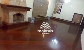 Imagem 3: Sobrado com 4 dormitórios para alugar, 400 m² por R$ 8.165,00/mês - Vila Assunção - Santo