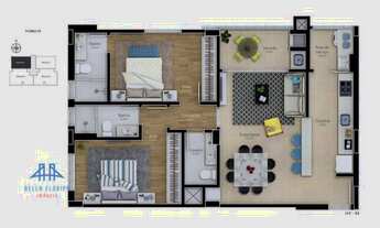 Imagem 3: Apartamento com 2 dormitórios à venda, 79 m² por R$ 1.214.243,60 - Agronômica - Florianópo