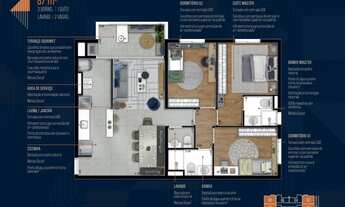 Imagem 2: Apartamento com 87 metros no Centro de Barueri - SP