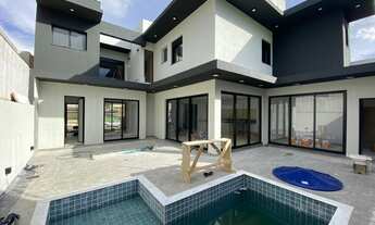 Imagem 1: Sobrado à venda no Condomínio Milano Indaiatuba-SP., 284 M2 de construção, 3 suítes