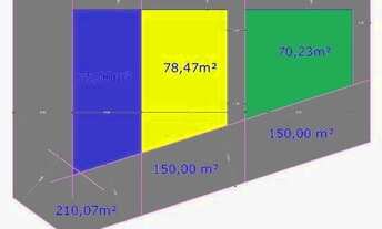 Imagem: Esquina 503,00m² (Fração ideal 03 casas)