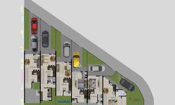 Imagem 2: 774A. CASA 2Q DUPLEX INDEPENDENTE COM 1 VG+ A. PRIVATIVA NOVO CENTRO