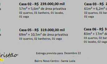 Imagem 3: 774B. CASA 3QS 83M² 3WC 2VGS INDEPENDENTE +A PRIVATIVA 17M2. B. NOVO CENTRO