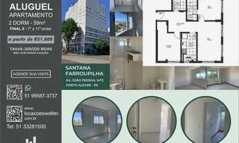 Imagem 2: Apartamento para aluguel tem 59 metros quadrados com 2 quartos em Farroupilha - Porto Aleg