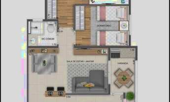 Imagem 7: Vendo apartamento no Jardim América. 3 dormitórios com suíte e varanda gourmet. 73m²