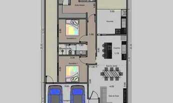 Imagem 2: Casa com 3 Dormitórios 1 Suíte - Cond.Olivio Franceschini