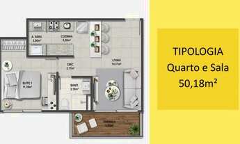Imagem 4: Apartamento 1 quarto no Caminho das árvores, 50 m²