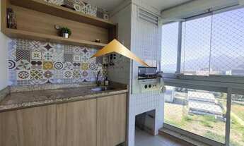 Imagem 3: Front Lake Rio2, 82m2, 2 quartos, mobiliado, andar alto, sol da manha, varanda Gourmet