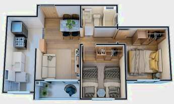 Imagem 5: Apartamentos de 1 e 2/4 c/ varanda e elevador. Pirajá MRV