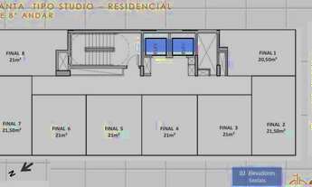 Imagem 7: Studio para venda com 21 metros quadrados com 1 quarto em Paraíso - São Paulo - SP