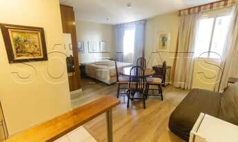 Imagem: Flat mobiliado com 1 dormitório a uma quadra