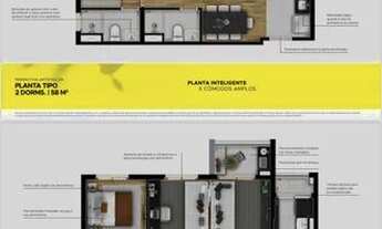 Imagem 3: Apto Garden - 1 ou 2 Dormitórios ( 1 Suite) - Lazer completo. Jd. Esplanada. Sjc