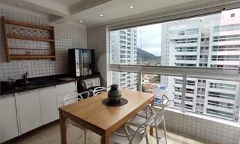 Imagem 2: Apartamento 75 m2, em Mongaguá, pé na areia com 2 quartos, varanda gourmet e 1 vaga