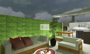 Imagem 4: Cobertura de 48 metros de área útil e 12 meros de espaço aberto