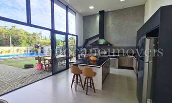 Imagem 5: Casa térrea em condomínio fechado com 3 suítes e 720m de terreno com piscina - Peruíbe - S