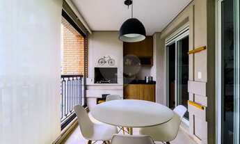 Imagem 5: Apartamento moderno no Itaim com cozinha com conceito aberto