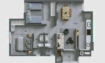 Imagem 9: Apartamento Novo com opcionais diferenciados, rebaixo em gesso, salão de jogos com espaço