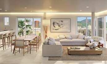 Imagem 3: Apartamento com 140 m2 - vista livre para a montanha - 4 quartos com varanda e 2 vagas de