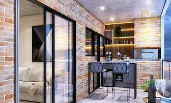 Imagem 2: Apartamento com 2 dormitórios à venda, 82 m² por R$ 573.651,65 - Boqueirão - Praia Grande