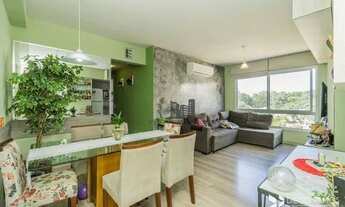 Imagem 2: Apartamento de 3 dormitórios, semi mobiliado com suíte; 01 vaga/box no Jardim Carvalho RS