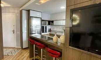 Imagem 2: Apartamento para venda 2 quartos (01 suíte) semi mobiliado em Campinas - São José - SC